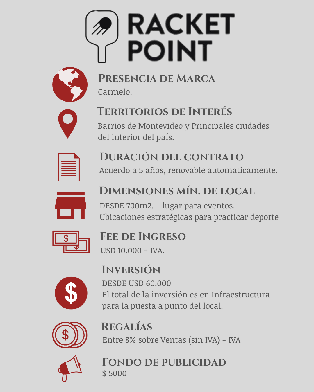 Racket Point Ficha set